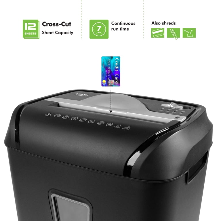 Aurora AU1208XE Anti-Jam 12-Sheet Crosscut Paper/Credit Card