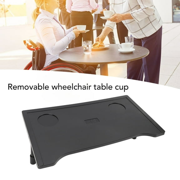 Portable Wheelchair Dining Table, Removable Lap Tray For Meals, Reading  Activities