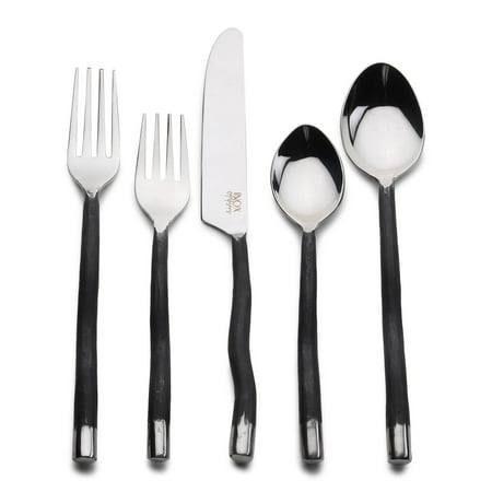 

Tedpole Black 5 Pcs. Flatware Set.