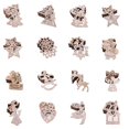 thumbnail image 4 of 10Pcs Hollow Out  Tree Snowman Christmas Wooden Pendants Hanging Ornament, 4 of 9