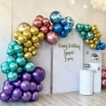 thumbnail image 4 of Globos metálicos de Metal para cumpleaños, 10/20/30 piezas, azul, rojo, cromado, plata, oro rosa, para fiesta, Baby Shower, decoraciones de boda, 4 of 7