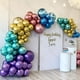 thumbnail image 4 of Globos metálicos de Metal para cumpleaños, 10/20/30 piezas, azul, rojo, cromado, plata, oro rosa, para fiesta, Baby Shower, decoraciones de boda, 4 of 7