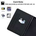 thumbnail image 5 of Allytech Case for All-New Kindle Fire HD 8 inch 10th Generation 2020 Release, PU Leather Stand Flip Cover with Card Slots Auto Sleep Wake for Fire HD 8 Plus 2020/Fire HD 8 2020, Skeleton, 5 of 6