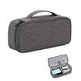 thumbnail image 7 of Eqslft Portable Tech Accessories Organizer,Waterproof Electronic Accessories Pouch Bag for Cable, Cord, Charger, Phone, Power Bank, Earphone, 25×12×6.5cm, 7 of 7