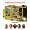 thumbnail image 2 of VEVOR Valla de Jardín 61 cm x 7,62 m, Malla 5,08 x 7,62 cm Recubierta de Vinilo, Valla de Alambre de Acero Galvanizado de 1,52 mm de Diámetro para Gallinas y Conejos, para Recintos de Animales, 2 of 9