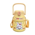 thumbnail image 1 of Taza termo para mujer, gran capacidad, bonita y bonita, olla de agua con pajita para niños, acero inoxidable 316, copa para el vientre grande para otoño e invierno para mujer oso de fresa necesidades diarias, 1 of 1
