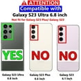 thumbnail image 2 of REQO for Samsung Galax S23 Ultra Case,S23 Ultra Case,with HD Screen Protector [Military Grade Drop Tested] Heavy-Duty Tough Rugged Shockproof Protective Case for Galax S23 Ultra, Green, 2 of 6