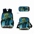 thumbnail image 6 of My World Minecraft Backpack Youth Men and Women Backpack,11,Backpack three-piece set, 6 of 6