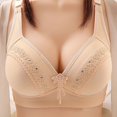 thumbnail image 3 of ZSQDM Womens Underwear Women's Orthopedic Anti Sagging Bra Bras For Senior Women Posture Correcting Bra Breathable Bras Beige A, 3 of 3