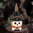 thumbnail image 4 of Adorno de resina Fiudx forma de cabeza de calabaza para Halloween, 4 of 5