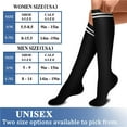 thumbnail image 3 of 8 Pairs Compression Socks for Women & Men Circulation 15-20 mmHg is Best Support for Athletic Running,Hiking, 3 of 6