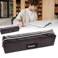 thumbnail image 2 of CoreLiving Small Pencil Case Zipper Pouch Cute Pen Bag Canvas Coin Purse Cosmetic Pouch Multi-purpose Pencil Pouch Stationery Organizer for Purse Coffee, 2 of 10