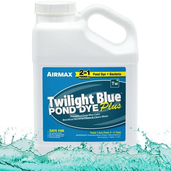 Airmax Twilight Blue Pond Dye Plus,1 Gallon