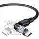 thumbnail image 3 of 3X 540 Cable Magnético Micro-USB Tipo C Cargador Magnético de Teléfono de Carga Rápida para 11 Pro X Max 7 8 Plus para, 3 of 5