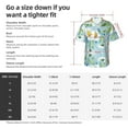 thumbnail image 6 of Black Daisy Mens Hawaiian Shirt Short Sleeve Casual Button Up Tropical Summer Beach Shirt, 6 of 9