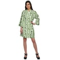 thumbnail image 1 of Moomaya Peignoir Imprimé pour Filles Kimono Peignoirs pour Femmes Robe de Nuit Courte, 1 of 6