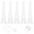 thumbnail image 2 of Miangastore Bretelles de Soutien-Gorge Design Invisible Transparent Blanc 10 Paires 1.5X0.5X0.1In, 2 of 9