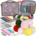 thumbnail image 1 of Multi-color Storage Crochet Hand Novice Beginners Kits DIY Knitting Tools Kits Portable, 1 of 7