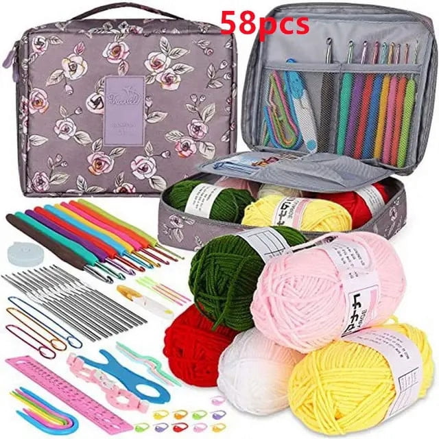 Multi-color Storage Crochet Hand Novice Beginners Kits DIY Knitting Tools Kits Portable