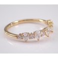 thumbnail image 6 of ORLOV DIAMONDS 2Ct Pear Cut Moissanite Women's Stacking Anniversary Band 14K Yellow Gold Plated, 6 of 6