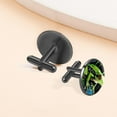 thumbnail image 6 of Frog Elegant Men's Cufflinks Set for Formal Attire, Made of Stainless Steel, for Business Meetings, 6 of 6