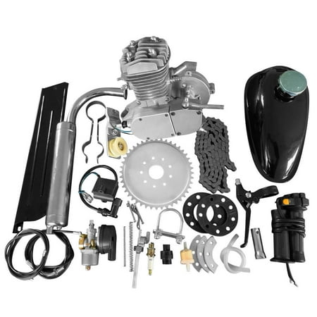 Zimtown Bicycle 2 Stroke 80cc Petrol Gas Motorized Engine Bike Motor (Best 80cc Bicycle Engine Kit)