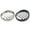 Silver, variant on Raindrops Retro Motorcycle Headlight Guard Mesh Grill Protector Plastic Headlight Cover Motorcycle Headlight Shield Universal Lamp with 3 Adhesives