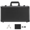 thumbnail image 4 of Graded Card Storage Box, 4 Slots, Graded Sports Cards Holder Carrying Case with Key Lock Foam Dividers, for 96 PSA Graded Cards 68 BGS Cards 76 SGC Cards 348 Top Loaders or 999+ Loose Cards, 4 of 6