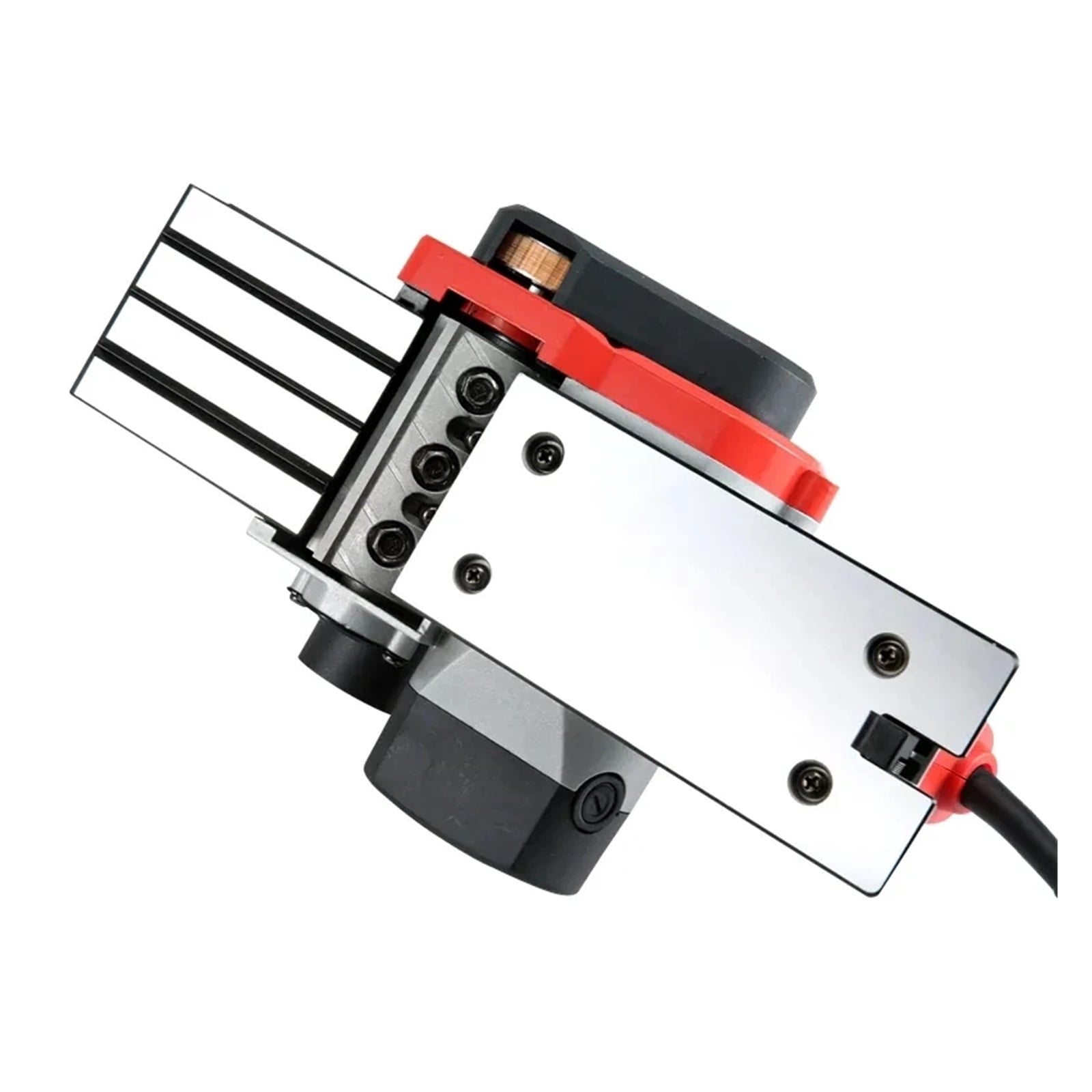 1100W Electric Woodworking Table, Portable Wood Planing Machine, Thickening Machine, 28.5x7.5CM, 2MM Depth,