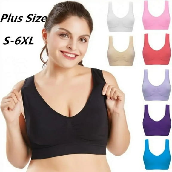 New Women Sport Yoga Bra Running Vest Gym Workout Underwear Padded Crop Tops Female Sportswear Brassiere Push Up Fitness Bras