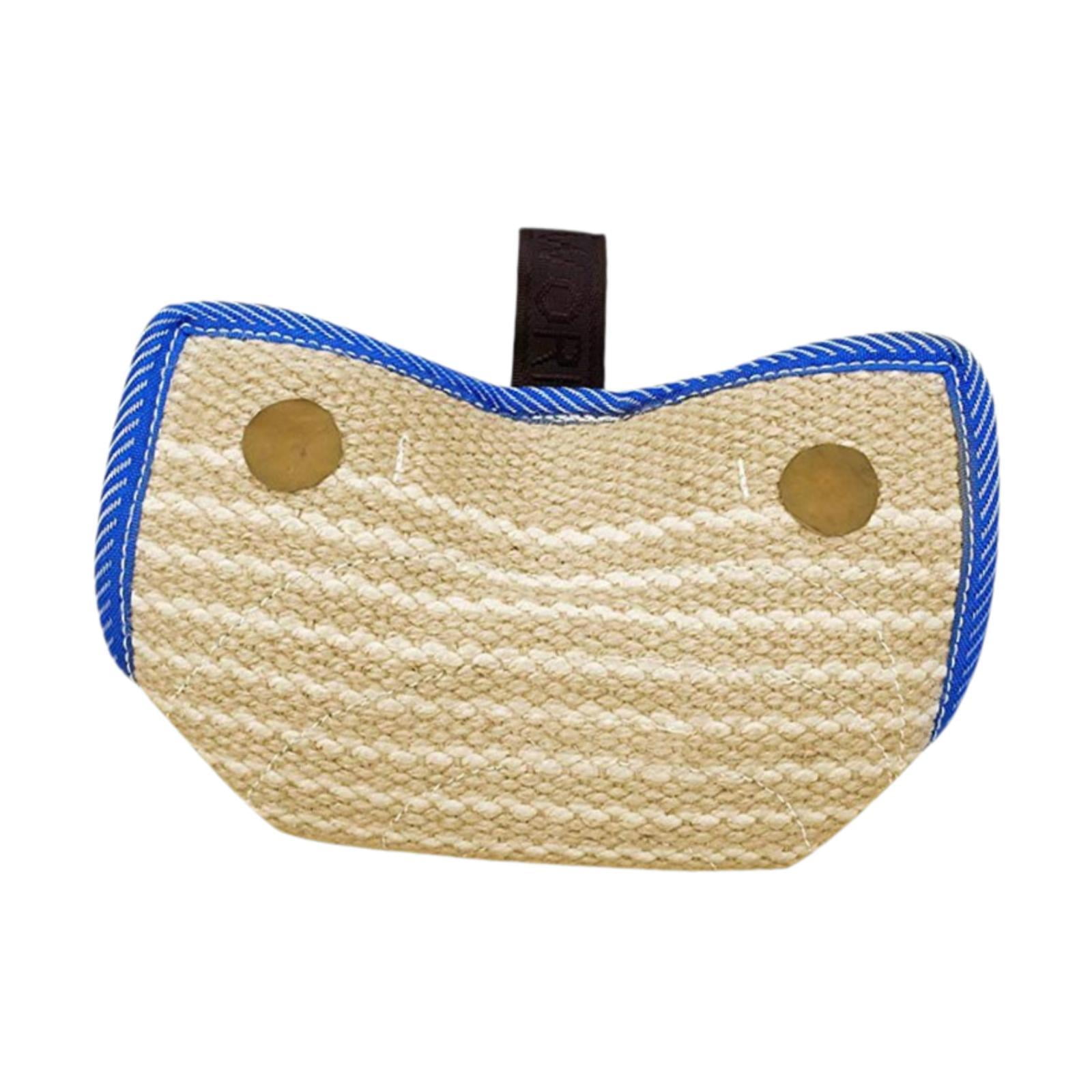 Bvdfgk Dog Bite Pillow Dog Training Biting Sleeves Interactive Toy Sturdy Portable Bite blue