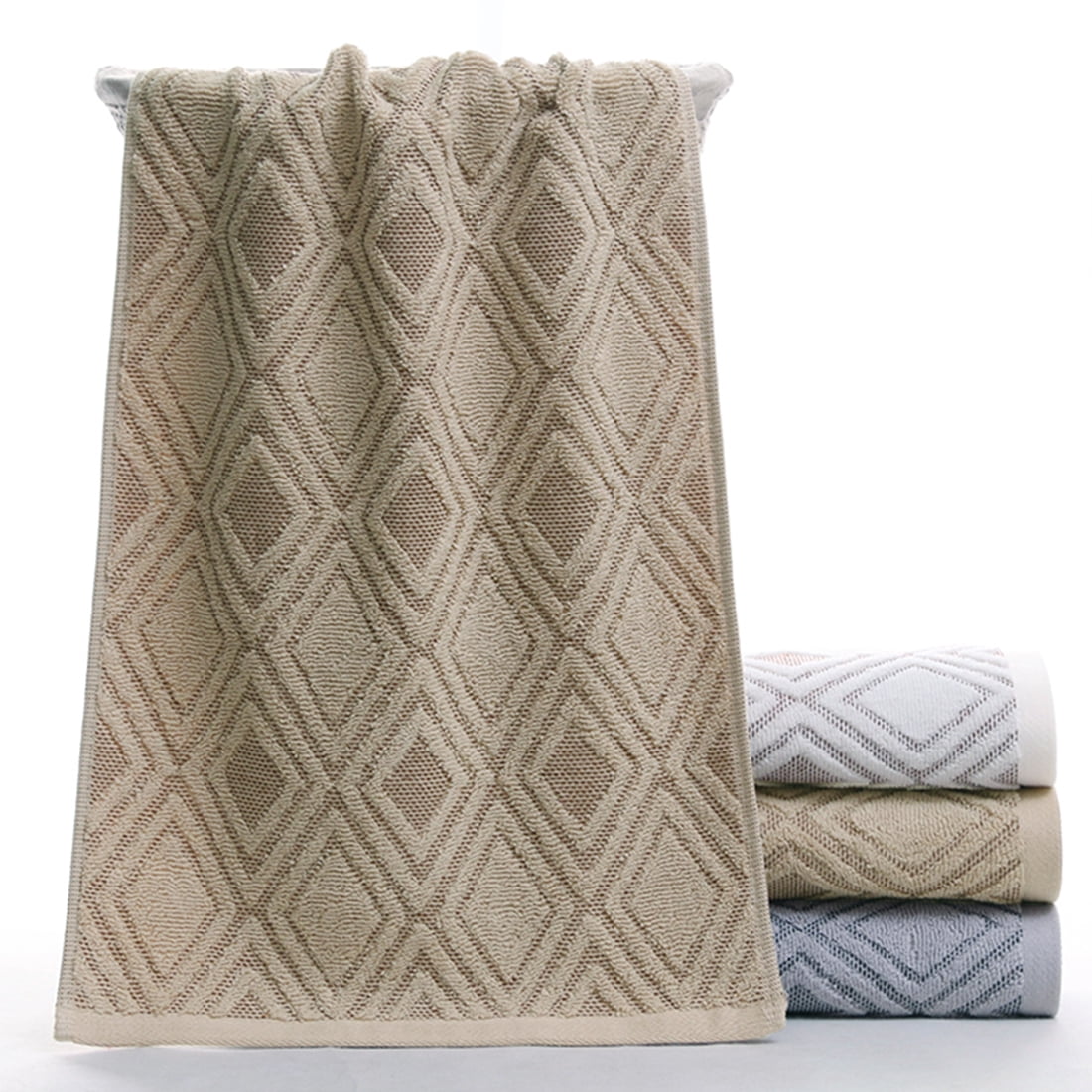 Felpinter Textile Industries Collection 2 Bath and 2 Hand Towels Tan Brown  4Set