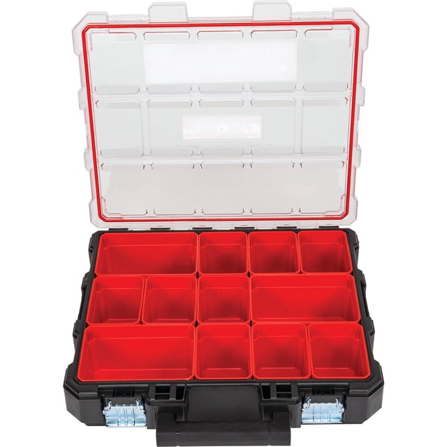 Caja organizadora de herramientas CRAFTSMAN Heavy Duty con compartimentos extraíbles