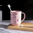 thumbnail image 5 of Tazas para cepillos de dientes, vaso de baño irrompible, patrón de gatos de dibujos animados lindo, 5 of 5