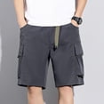 thumbnail image 4 of Zynoxe Mens Cargo Shorts Quick Dry Lightweight Outdoor Workout Hiking Shorts Fashion Waterproof Training Plus Size Athletic Shorts with Pockets Dark Gray XXL, 4 of 6