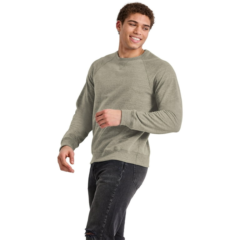 Hanes men's crew neck sweatshirts hot sale