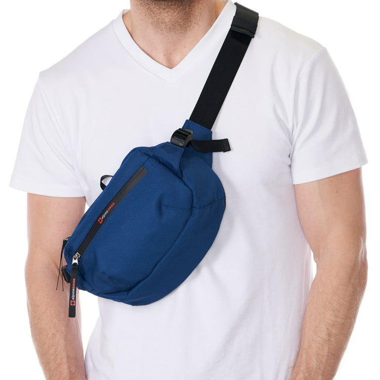 Alpine Swiss Fanny Pack Adjustable Waist Bag Sling Crossbody Chest