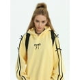 thumbnail image 2 of 2026 New Unisex Loose-fitting Fleece Hoodie - Bow Tie Long-sleeved Sweatshirt, 2 of 7