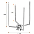 thumbnail image 1 of Fourchettes Bbq en Acier Inoxydable Accessoires Bbq Gril au Charbon pour Rôtissoire Viande, 1 of 4