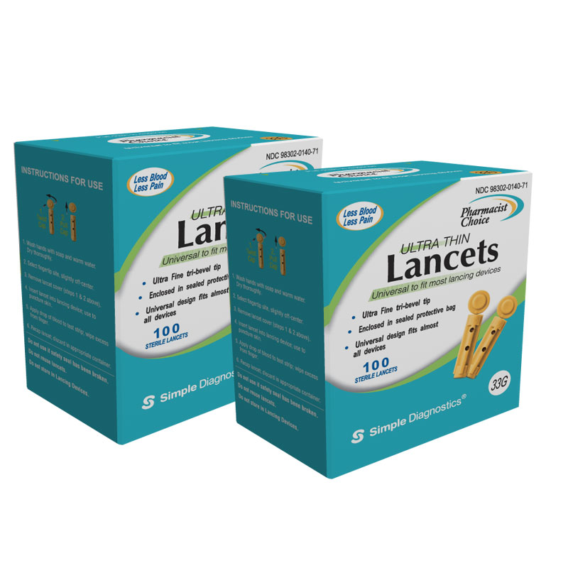 Clever Choice Pharmacist Choice Twist Top 33G Lancets 200 ct ( 2 pack