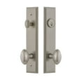 thumbnail image 5 of Grandeur 840139 Carre Solid Brass Tall Plate Single Cylinder Keyed Entry Set - Brass, 5 of 6