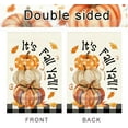thumbnail image 6 of Fall Polka Dot Pumpkin Garden Flag 12x18 Inch Double Sided Outside,It''s Fall Y''all Maple Leaves Welcome Autumn Seasonal Thanksgiving Holiday Buffalo Plaid Yard Outdoor Flag Small, 6 of 6