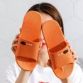 thumbnail image 5 of Womens Orange Cute Fish Slide Sandals Non Slip PVC Pool Beach Slippers Lightweight Summer Comfortable Open Toe Outdoor Bathroom Shoes,Size 7.5-8.5, 5 of 6