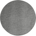 thumbnail image 2 of Furnish My Place Abstract Contemporary Stripes Modern Plush Two Tone High Low Pattern Rug, Abstract Area Rug, Pet-Friendly Carpet, Made in USA - Easy Fit Light Grey, 18" Round - Set of 5, 2 of 5