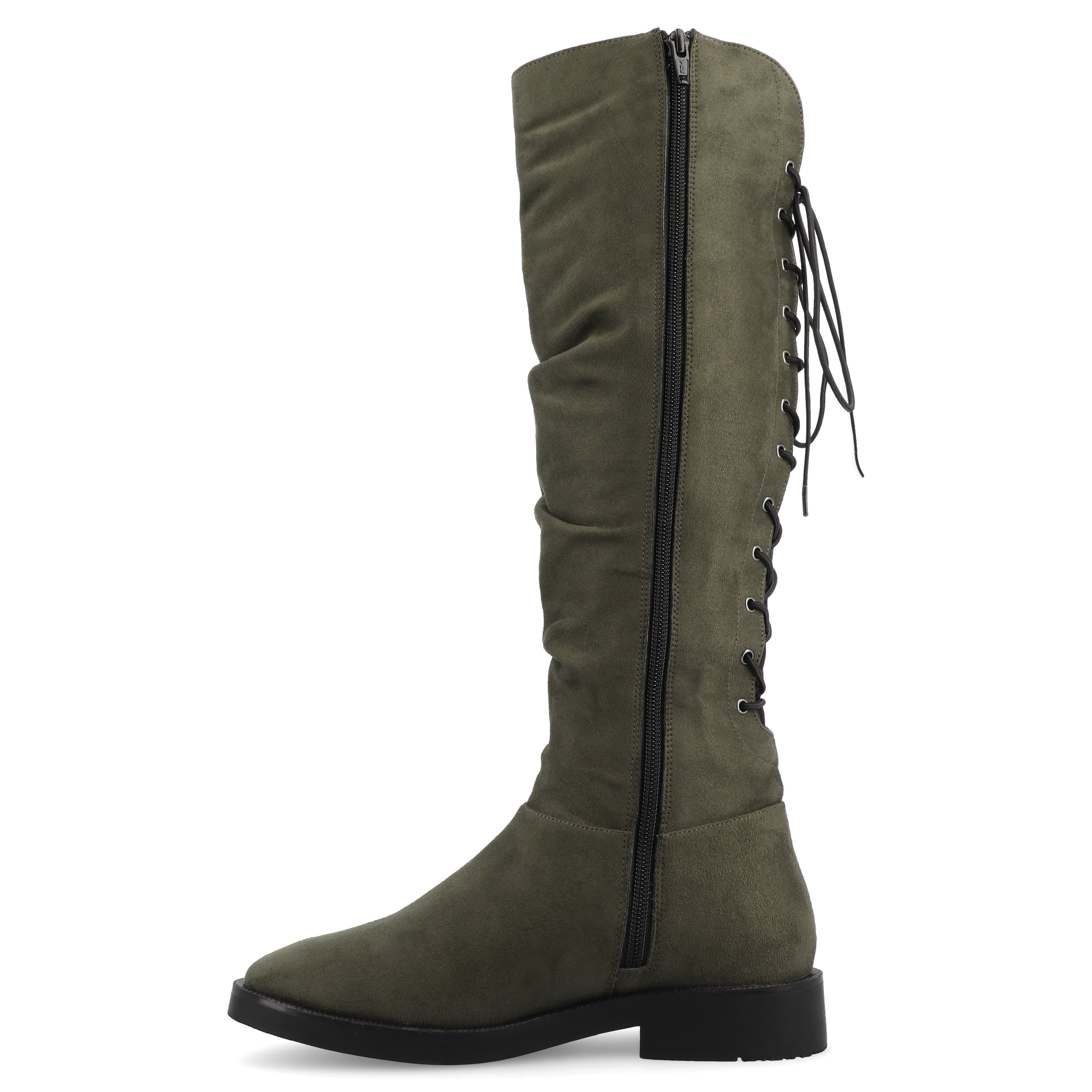 Journee Womens Mirinda Wide Calf Stretch Knee High Boots