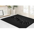 thumbnail image 2 of Abstract Rug, Modern Rug, Office Decor Rug, Printed Rug, Non-Slip Carpet, Spheres Rugs, Black Rug, Modern Rug, Non-Slip Carpet, Runner Rug, 5.9'x9.2' - 180x280 cm, 2 of 8