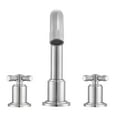 thumbnail image 3 of Ancona Uomo Widespread Cross Handle 3-Hole Bathroom Faucet, 3 of 6