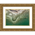 thumbnail image 1 of Meirovich, Ido 18x14 Gold Ornate Wood Framed with Double Matting Museum Art Print Titled - Kayaker Dead Sea, 1 of 4