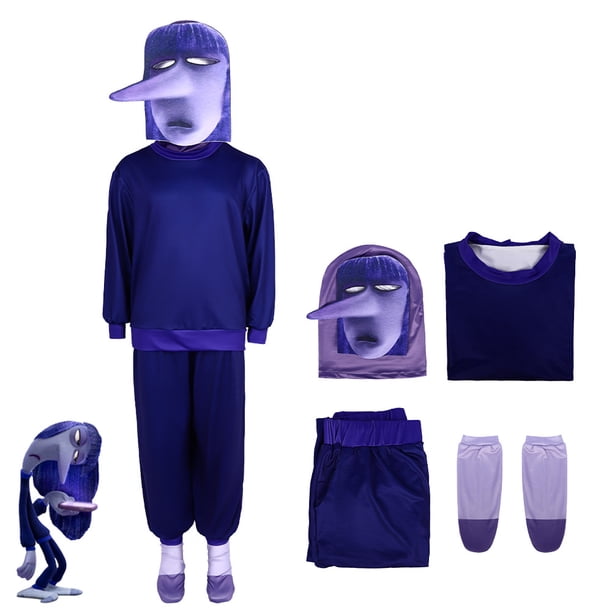 STOAT Disfraz De Cosplay De Anime Para Niños – Conjunto De Chaqueta, Camiseta Y Pantalón En Amarillo, Blanco Y Morado