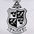 thumbnail image 3 of CafePress - Delta Chi Black And White Coat Of Arms T Shirt - Women's Classic T-Shirt, 3 of 4